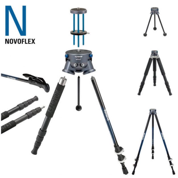 TRIOC2830碳纖維三腳架，3節,NOVOFLEX,專業品牌,德國製造,相機三腳架雲台,組合基座
