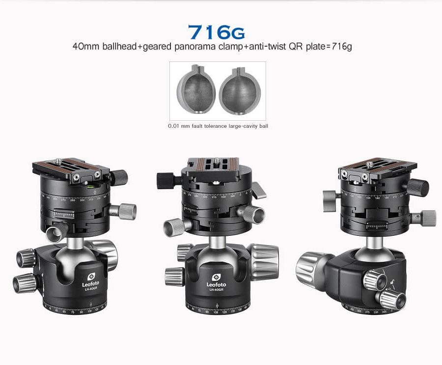 LH-40GR專業3合1齒輪球形全景雲台 (12) LH-40GR,3合1齒輪,球形全景雲台